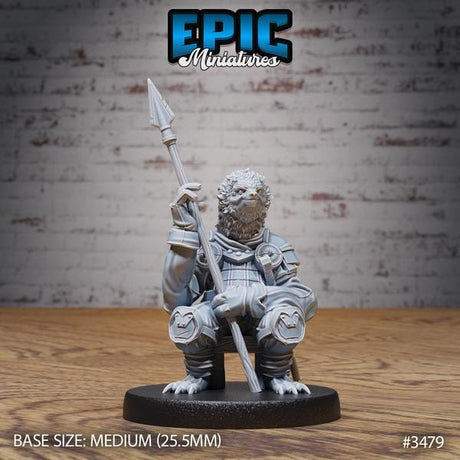 Sloth Guard Miniature | 3479 - Tabletop RPG & D&D miniature. Perfect for wargaming & collectors