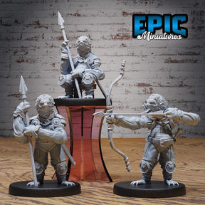 Sloth Guard Miniature | Full Set All Models - Tabletop RPG & D&D miniature. Perfect for wargaming & collectors