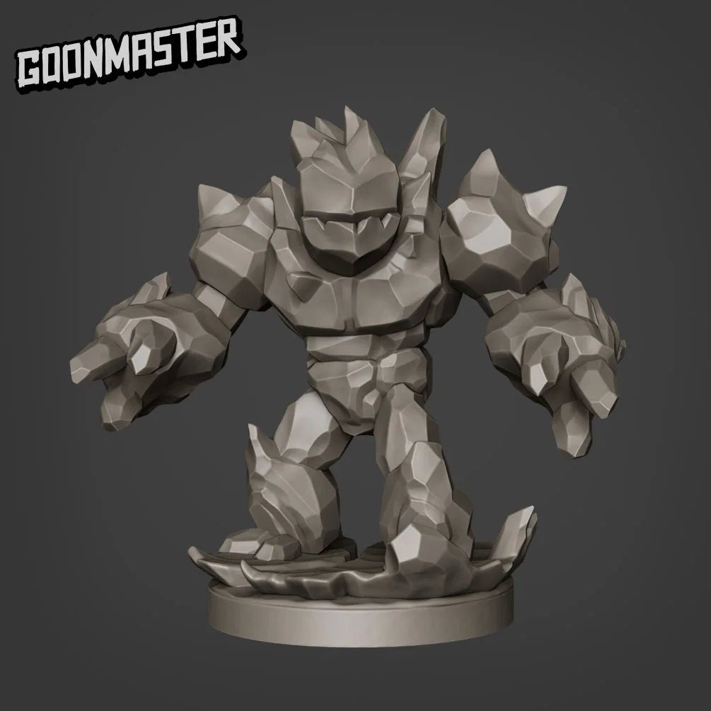 Small Ice Golem Miniature | Set of 2 - Tabletop RPG & D&D miniature. Perfect for wargaming & collectors