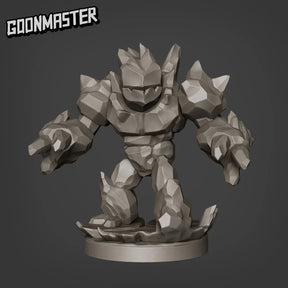 Small Ice Golem Miniature | Set of 2 - Tabletop RPG & D&D miniature. Perfect for wargaming & collectors