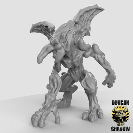 Smoke Mephit Miniature | A - Tabletop RPG & D&D miniature. Perfect for wargaming & collectors