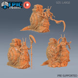 Snail Girl Miniature | Set of 3 - Tabletop RPG & D&D miniature. Perfect for wargaming & collectors