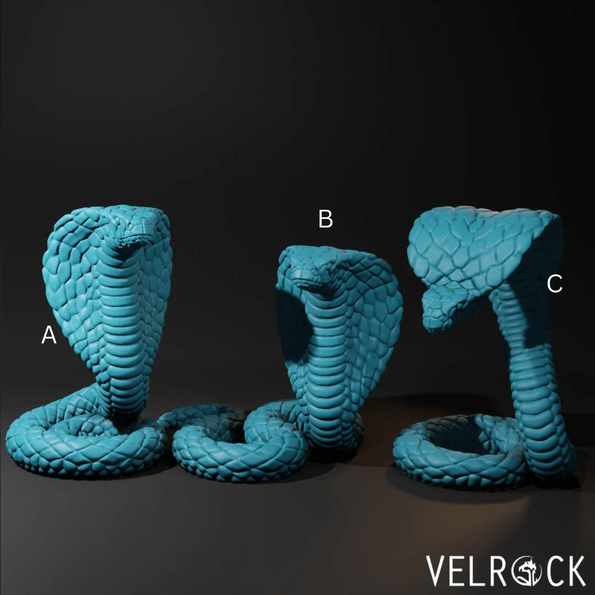 Snake Miniature - Set of 3 - 28mm
