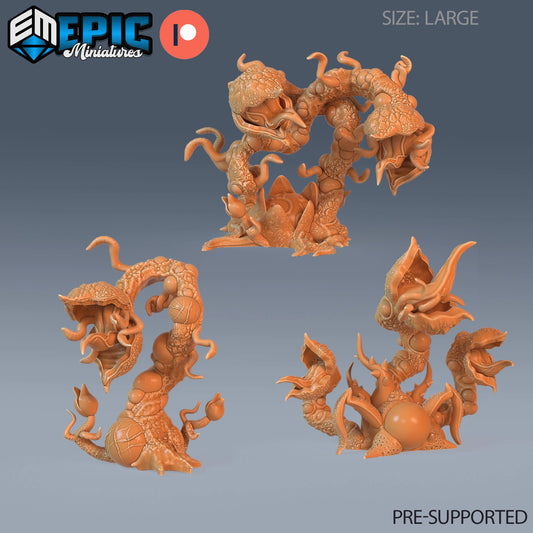 Snapping Plant Miniature - Set of 3 - 28mm