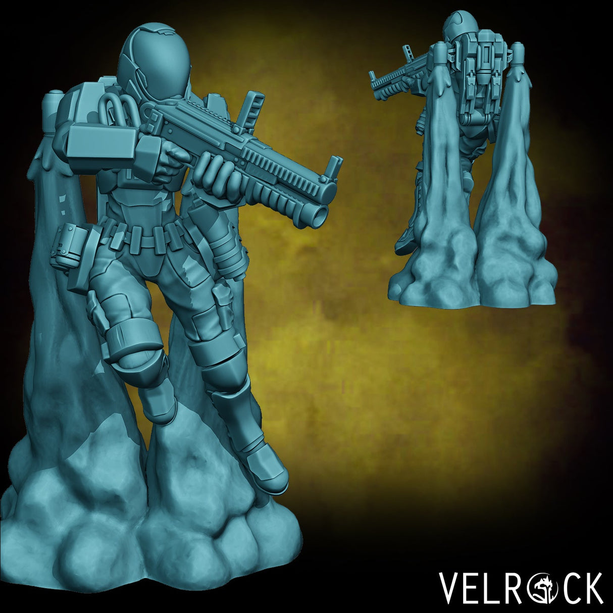 Sniper Miniature | A - Tabletop RPG & D&D miniature. Perfect for wargaming & collectors
