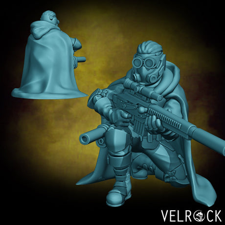 Sniper Miniature | E - Tabletop RPG & D&D miniature. Perfect for wargaming & collectors