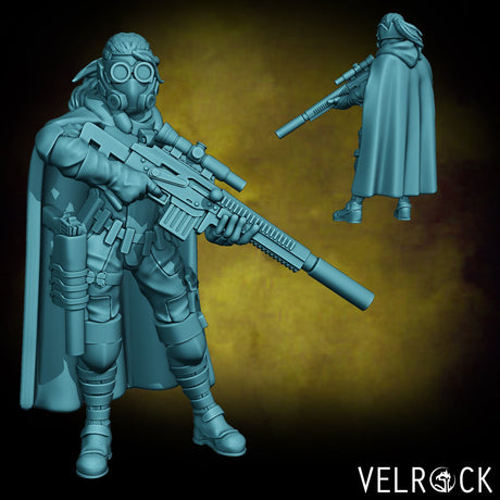 Sniper Miniature | H - Tabletop RPG & D&D miniature. Perfect for wargaming & collectors