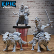Snow Orc Miniature | Set of 2 - Tabletop RPG & D&D miniature. Perfect for wargaming & collectors