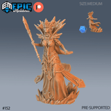 Snow Queen Miniature | B - Tabletop RPG & D&D miniature. Perfect for wargaming & collectors