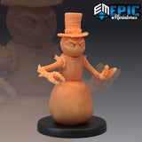 Snowman Miniature | A - Tabletop RPG & D&D miniature. Perfect for wargaming & collectors