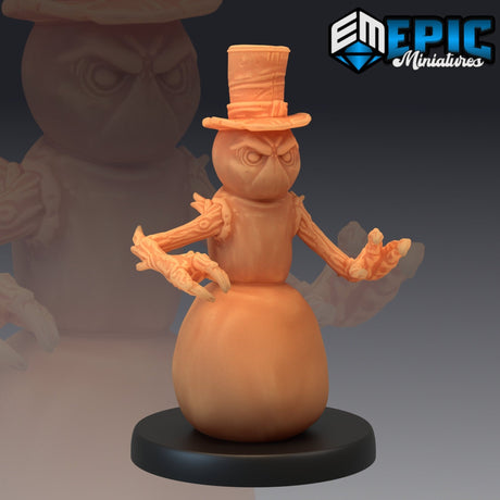 Snowmen Miniature | A - Tabletop RPG & D&D miniature. Perfect for wargaming & collectors