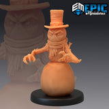Snowmen Miniature | B - Tabletop RPG & D&D miniature. Perfect for wargaming & collectors