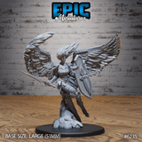 Solar Lady Angel Miniature | A - Tabletop RPG & D&D miniature. Perfect for wargaming & collectors