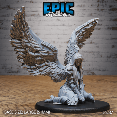 Solar Lady Angel Miniature | C - Tabletop RPG & D&D miniature. Perfect for wargaming & collectors