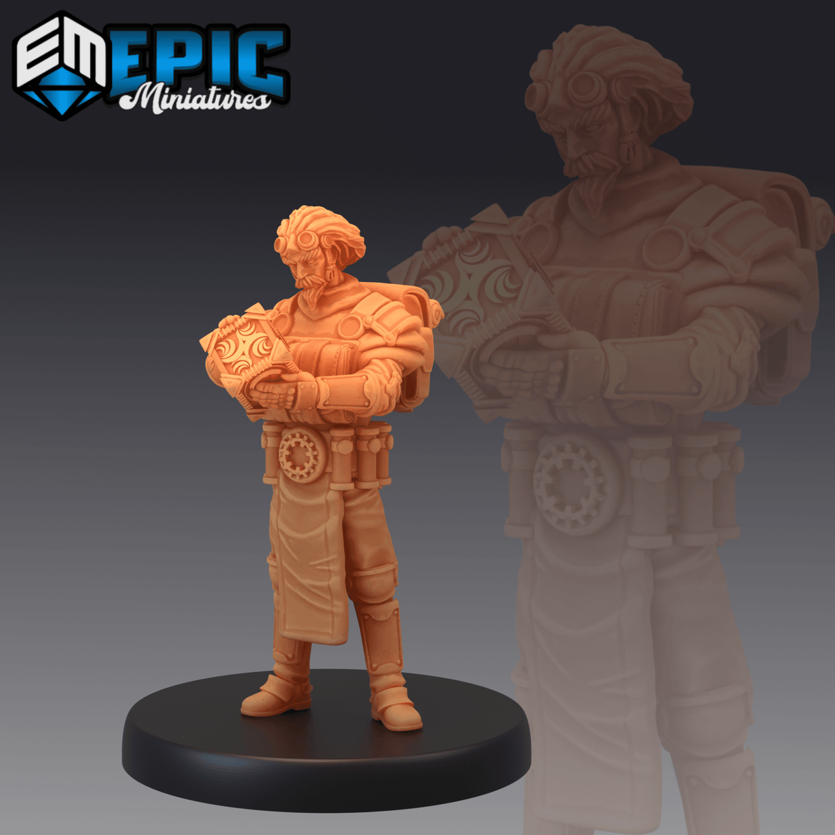 Soldier Miniature | B - Tabletop RPG & D&D miniature. Perfect for wargaming & collectors