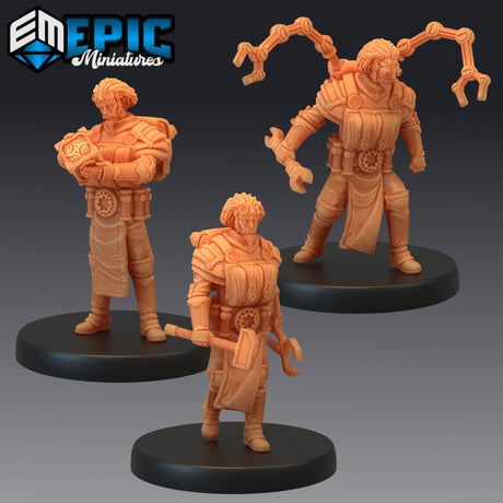 Soldier Miniature | Set of 3 - Tabletop RPG & D&D miniature. Perfect for wargaming & collectors
