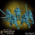 Space Trooper Miniature | Set of 5 - Tabletop RPG & D&D miniature. Perfect for wargaming & collectors