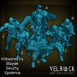 Spacefarers kitbashes Miniature | Set of 7 - Tabletop RPG & D&D miniature. Perfect for wargaming & collectors