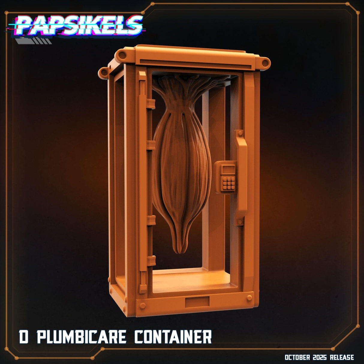 Spaceship Alien Cargo | Bio Container - Tabletop RPG & D&D miniature. Perfect for wargaming & collectors