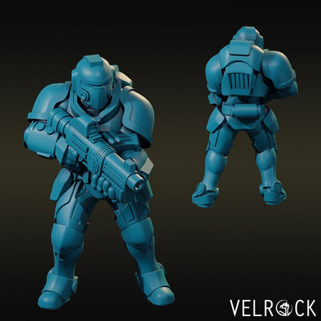Special Marines Force Miniature | D - Tabletop RPG & D&D miniature. Perfect for wargaming & collectors