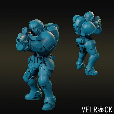 Special Marines Force Miniature | E - Tabletop RPG & D&D miniature. Perfect for wargaming & collectors