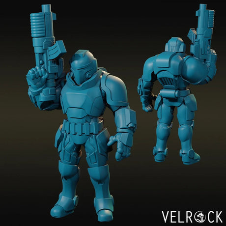 Special Marines Force Miniature | G - Tabletop RPG & D&D miniature. Perfect for wargaming & collectors
