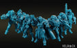 Special Marines Force Miniature | Set of 7 - Tabletop RPG & D&D miniature. Perfect for wargaming & collectors
