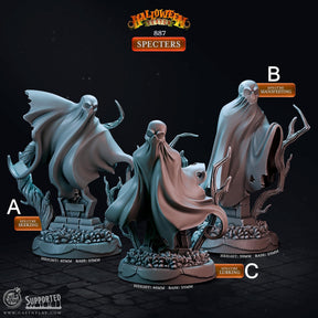 Specters, Ghosts Miniature | A - Tabletop RPG & D&D miniature. Perfect for wargaming & collectors