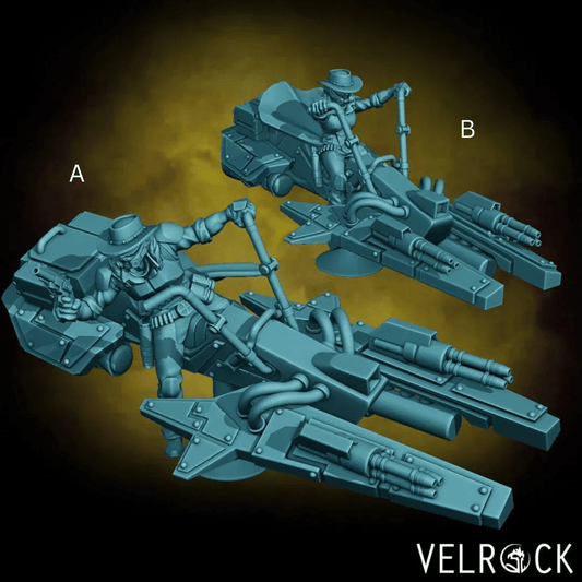 Speed Biker Miniature - Set of 2 - 28mm