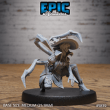 Spider Lady Miniature | C - Tabletop RPG & D&D miniature. Perfect for wargaming & collectors