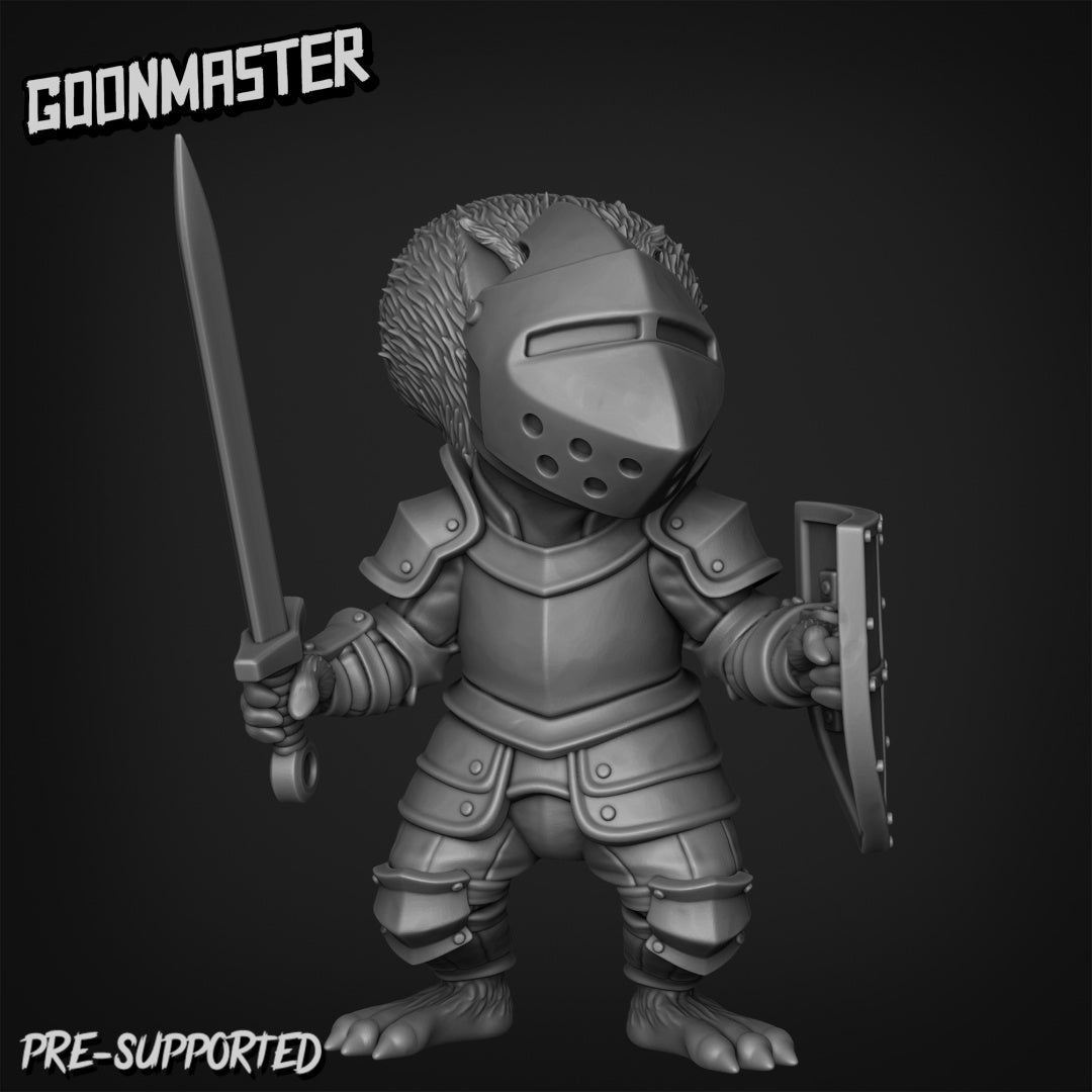 Squirel Knights Miniature | D - Tabletop RPG & D&D miniature. Perfect for wargaming & collectors