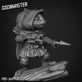 Squirrel Ranger Miniature | B - Tabletop RPG & D&D miniature. Perfect for wargaming & collectors