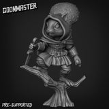 Squirrel Ranger Miniature | C - Tabletop RPG & D&D miniature. Perfect for wargaming & collectors