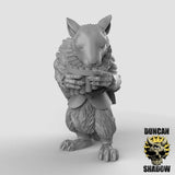 Squirrel Bard Miniature | C - Tabletop RPG & D&D miniature. Perfect for wargaming & collectors