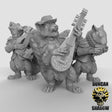 Squirrel Bard Miniature | Set of 3 - Tabletop RPG & D&D miniature. Perfect for wargaming & collectors