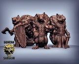 Squirrel Fighter Miniature | Set of 3 - Tabletop RPG & D&D miniature. Perfect for wargaming & collectors