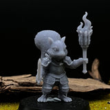 Squirrel Folk Miniature | 28mm - Tabletop RPG & D&D miniature. Perfect for wargaming & collectors