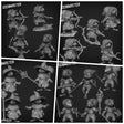 Squirrel Folk Miniature | 28mm - Tabletop RPG & D&D miniature. Perfect for wargaming & collectors