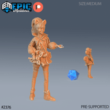 Squirrel Girl Miniature | A - Tabletop RPG & D&D miniature. Perfect for wargaming & collectors