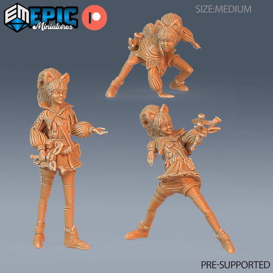 Squirrel Girl Miniature - Set of 3 - 28mm