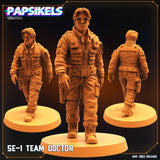 Star Enterance Expedition Team Miniature | Doctor - Tabletop RPG & D&D miniature. Perfect for wargaming & collectors