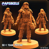 Star Enterance Expedition Team Miniature | Psychic - Tabletop RPG & D&D miniature. Perfect for wargaming & collectors