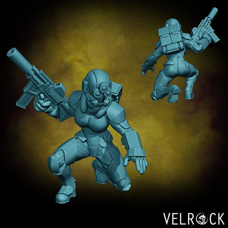 Stealth Team Miniature | F - Tabletop RPG & D&D miniature. Perfect for wargaming & collectors