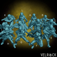 Stealth Team Miniature | Set of 8 - Tabletop RPG & D&D miniature. Perfect for wargaming & collectors