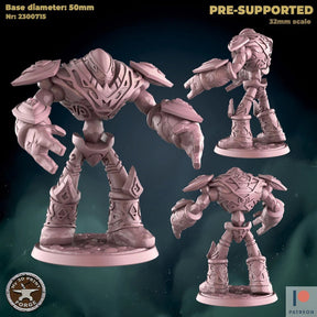 Steel Golem Miniature | A - Tabletop RPG & D&D miniature. Perfect for wargaming & collectors