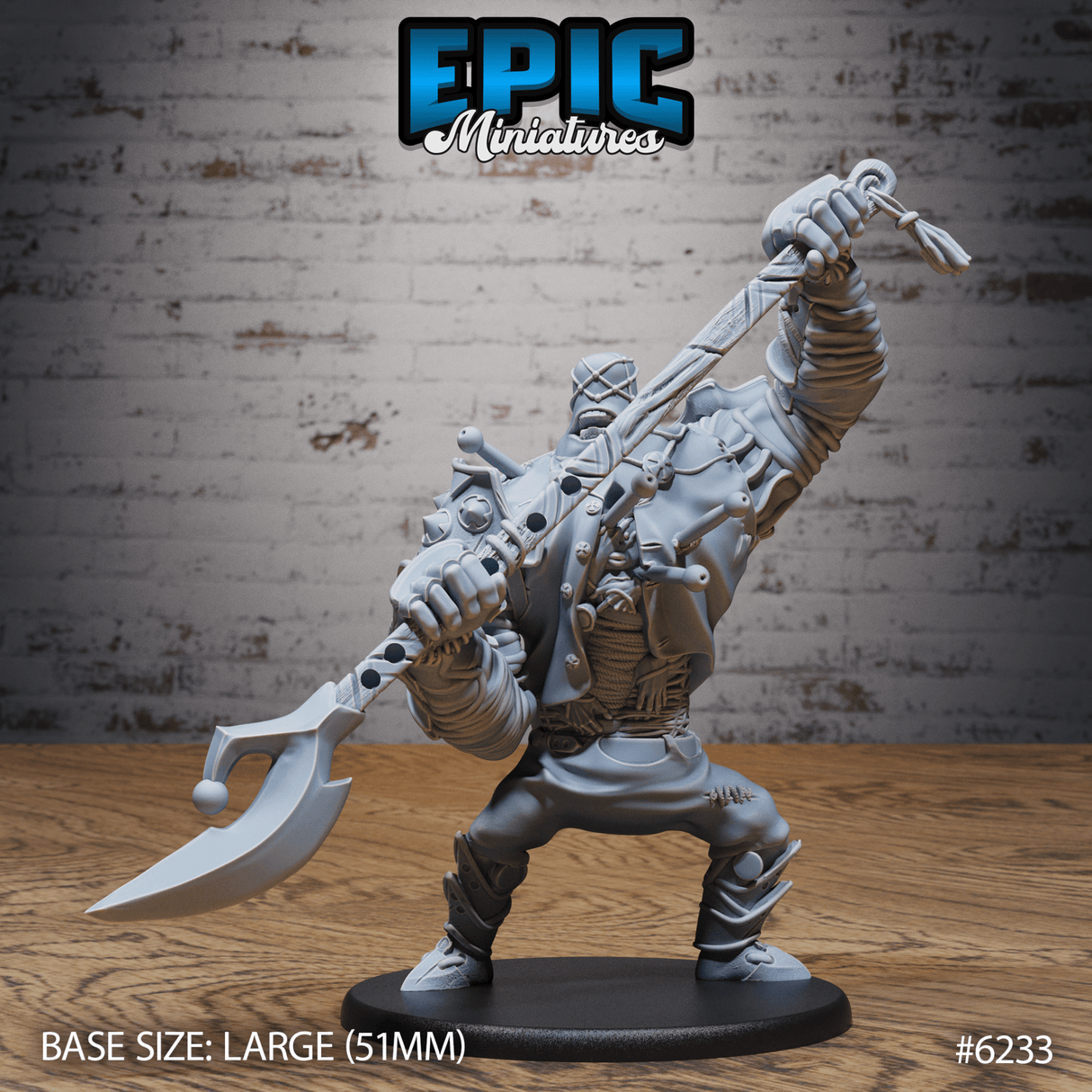 Stitch Golem Miniature | C - Tabletop RPG & D&D miniature. Perfect for wargaming & collectors