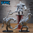 Stitch Golem Miniature | Set of 3 - Tabletop RPG & D&D miniature. Perfect for wargaming & collectors