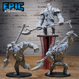 Stitch Golem Miniature | Set of 3 - Tabletop RPG & D&D miniature. Perfect for wargaming & collectors