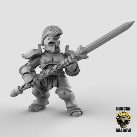 Storm Guard Miniature Greek spearmen | A - Tabletop RPG & D&D miniature. Perfect for wargaming & collectors