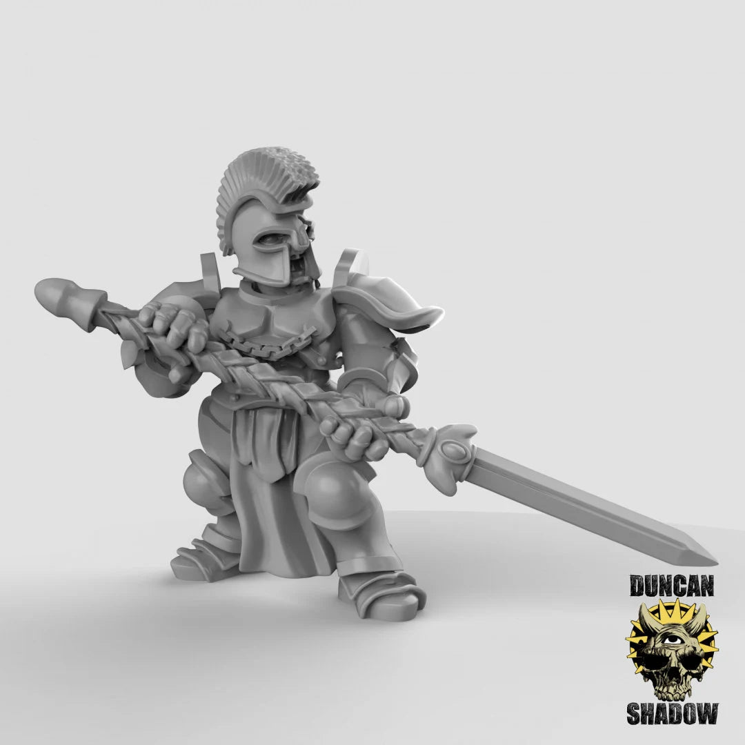 Storm Guard Miniature Greek spearmen | C - Tabletop RPG & D&D miniature. Perfect for wargaming & collectors